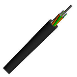 Cable à fibre optique FRP 12 à noyau entièrement diélectrique avec enveloppe extérieure en fil d'aramide PE/LSZH