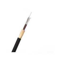 Cable à fibre optique FRP 12 à noyau entièrement diélectrique avec enveloppe extérieure en fil d'aramide PE/LSZH