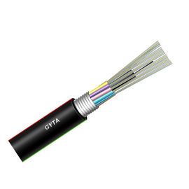 Cable à fibre optique en mode unique GYTA extérieur et conduit 72