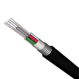 Le tube lâche de la Chine a échoué GYTA aérien et canalise le câble optique blindé extérieur de fibre de mode unitaire de 144 noyaux