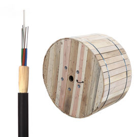 Tout le câble optique aérien extérieur autosuffisant diélectrique de fibre de noyau d'ADSS 72 avec la double veste, gaine externe de PE/AT