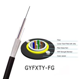 Câble lâche central d'Ofc de noyau du tube GYFXTY 6 non métallique et non - blindé
