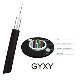 24 câbles optiques de fibre d'Unitube de mode unitaire du noyau G652D