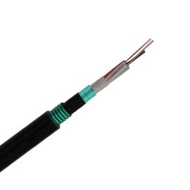 Les types de câble optique extérieurs de la fibre GYTS53 doublent le câble enterré direct blindé pour la communication de fond
