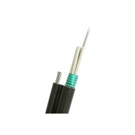 GYTC8S aériens desserrent le câble optique blindé de fibre de mode unitaire de noyau du tube 6
