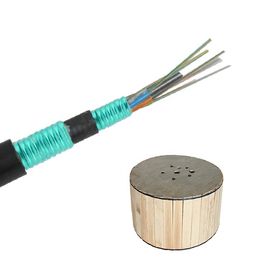 Porteur axial optique blindé du câble Ethernet de fibre de fil en verre GYFTY-FS RFP