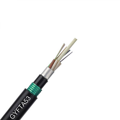 6 fibre blindée du mode unitaire G652D de câble optique de fibre de noyau pour le conduit et l'armure arieal d'acier inoxydable de câble