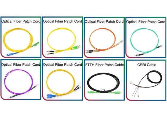 diammeter externe matériel optique 3.0MM de veste de PVC de longueur de la corde de correction de fibre de mode unitaire de corde de correction de Sc de Sc 10m