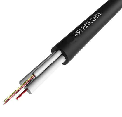 Types extérieurs câble optique de noyau d'OEM G652D 6 de fibre du l'Auto-appui ADSS de mode unitaire