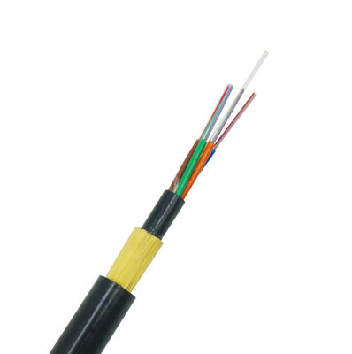 Tube lâche de double gaine de noyau d'OEM 6 soutenant de retour le câble optique non métallique longtemps Lifetim de fibre du câble aérien ADSS