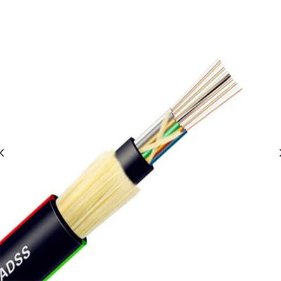 Kevlar bavardent 100M 200M 300M Span ADSS 24 48 96 câble optique de fibre de 144 noyaux