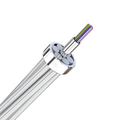 Couche aérienne composée de fibre optique échouée de fil de masse d'OPGW double